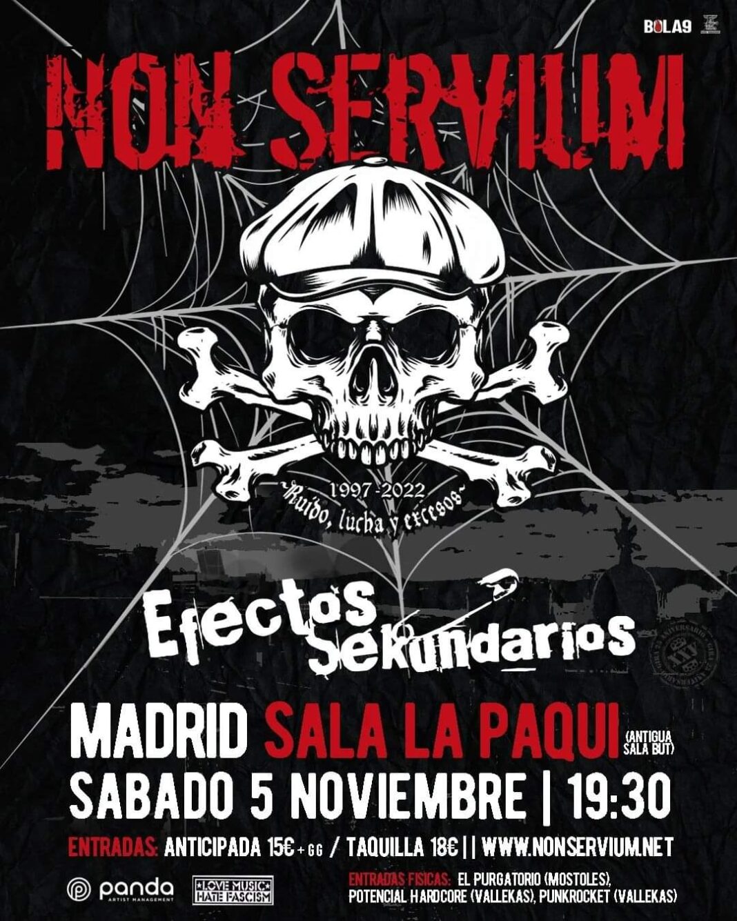 NON SERVIUM NUEVA FECHA EN MADRID Diario de un rockero NON SERVIUM NUEVA FECHA EN MADRID Diario de un rockero