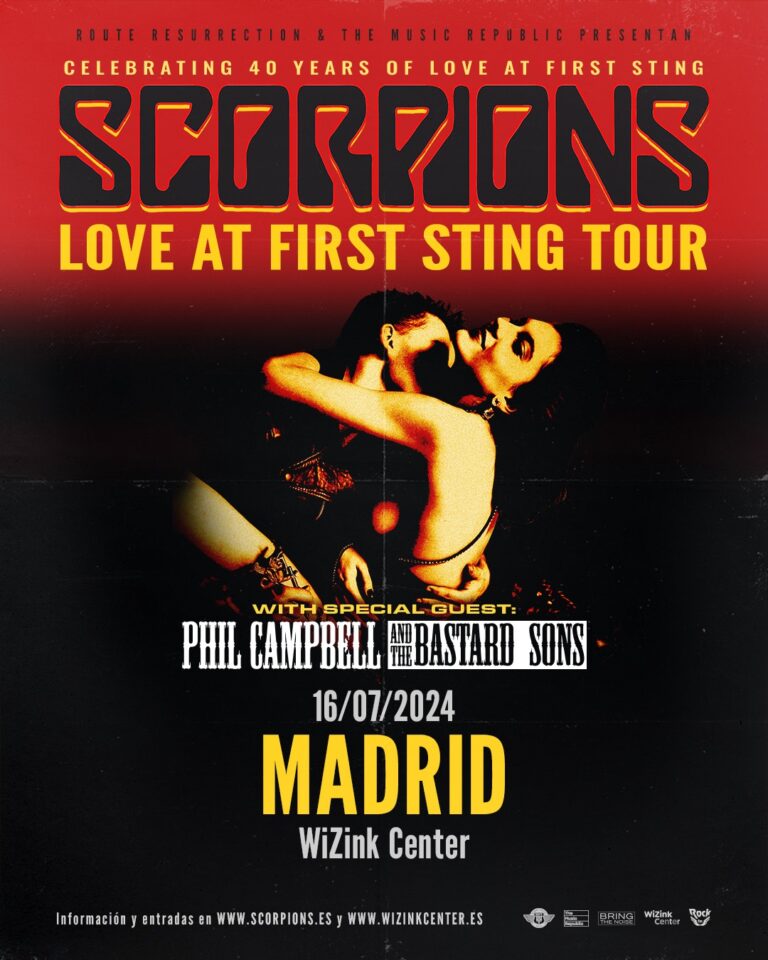 SCORPIONS AGOTA EL 90% DE LAS ENTRADAS DE SU CONCIERTO EN MADRID