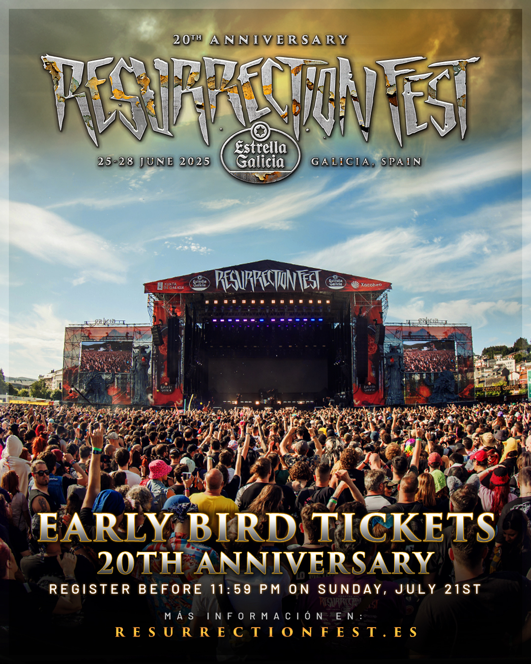 RESURRECTION FEST 2025 EARLY TICKETS Diario de un rockero